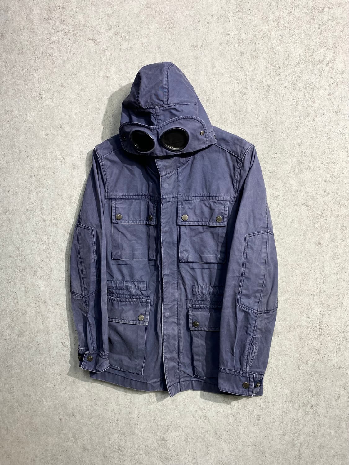 [95] C.P Company 씨피컴퍼니 가먼츠워시드 고글 후드자켓 상품이미지1