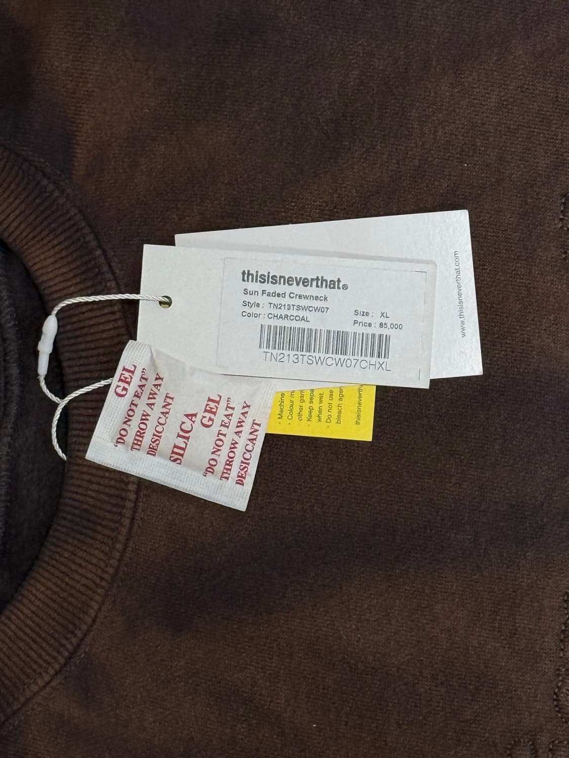 디스이즈네버댓 맨투맨 XL새상품 상품이미지2