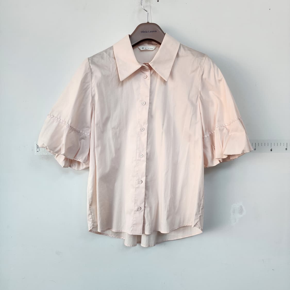 잇미샤 핑크 반팔 셔츠 상품이미지1