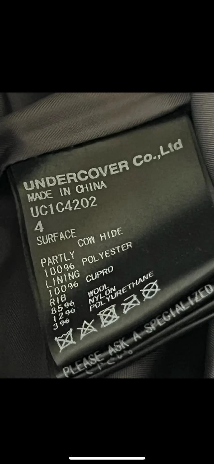 23ss 언더커버 가죽자켓 4사이즈 상품이미지5