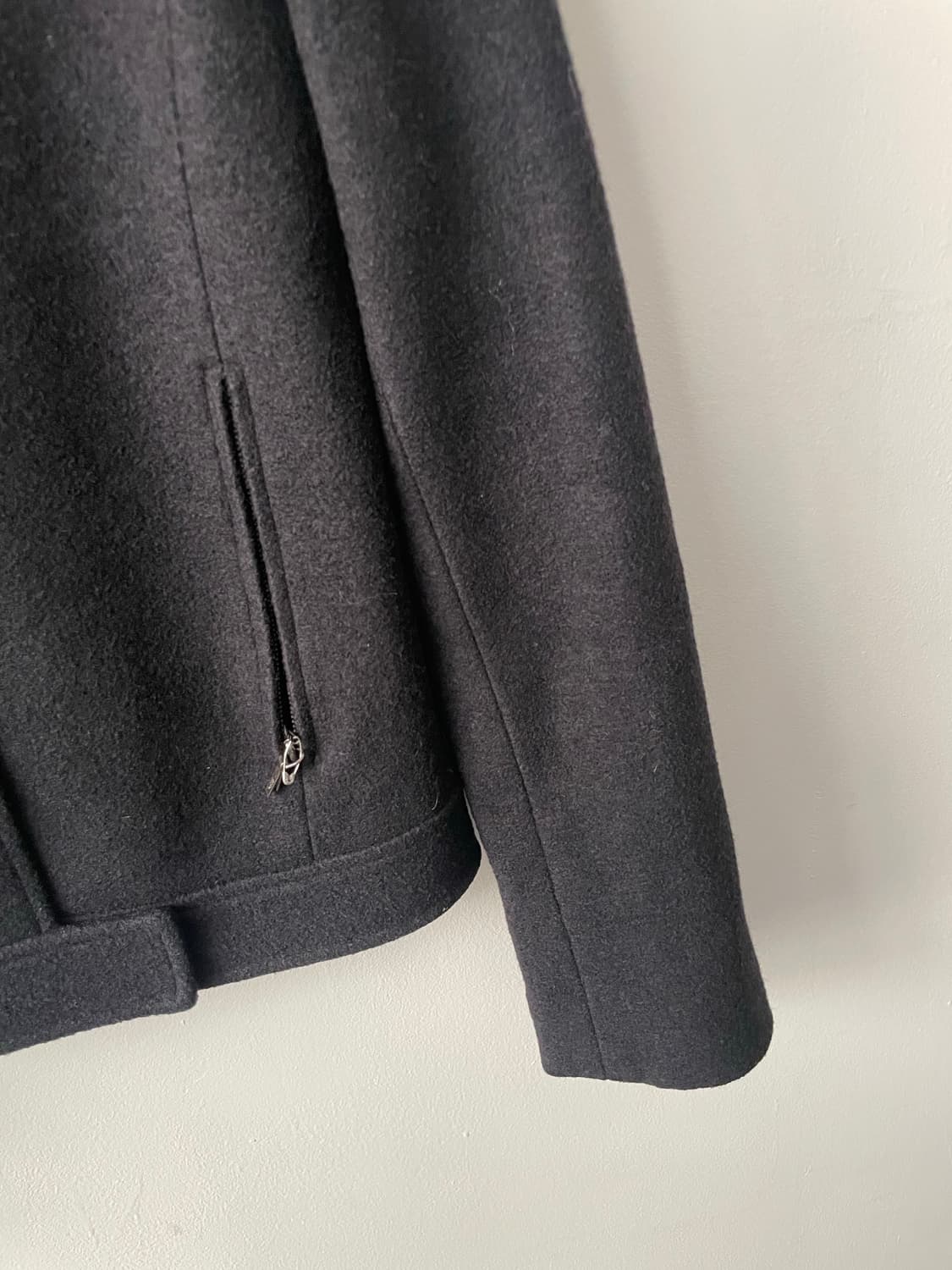 vintage high neck boucle wool jacket 상품이미지4