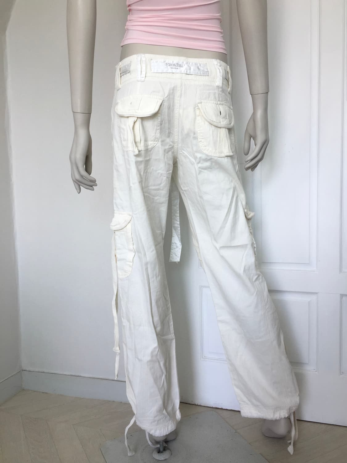 Vintage Cream Cargo Long Pants 상품이미지3