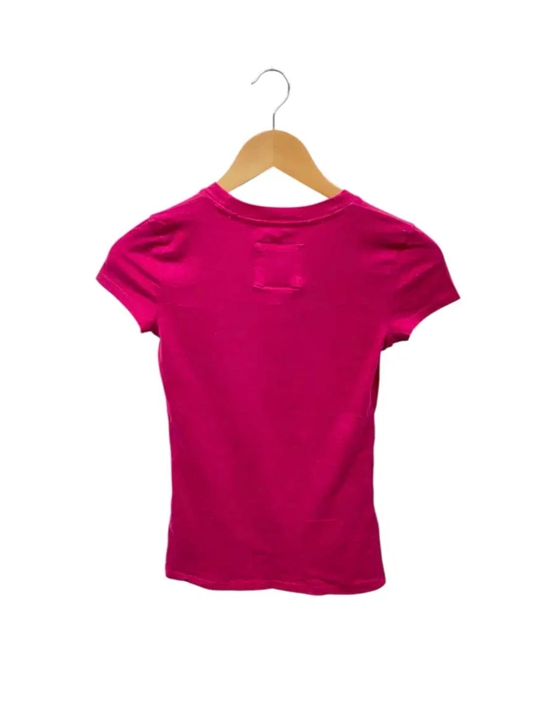 아베크롬비 Y2K 슬림핏 핑크 티셔츠 XS 상품이미지4