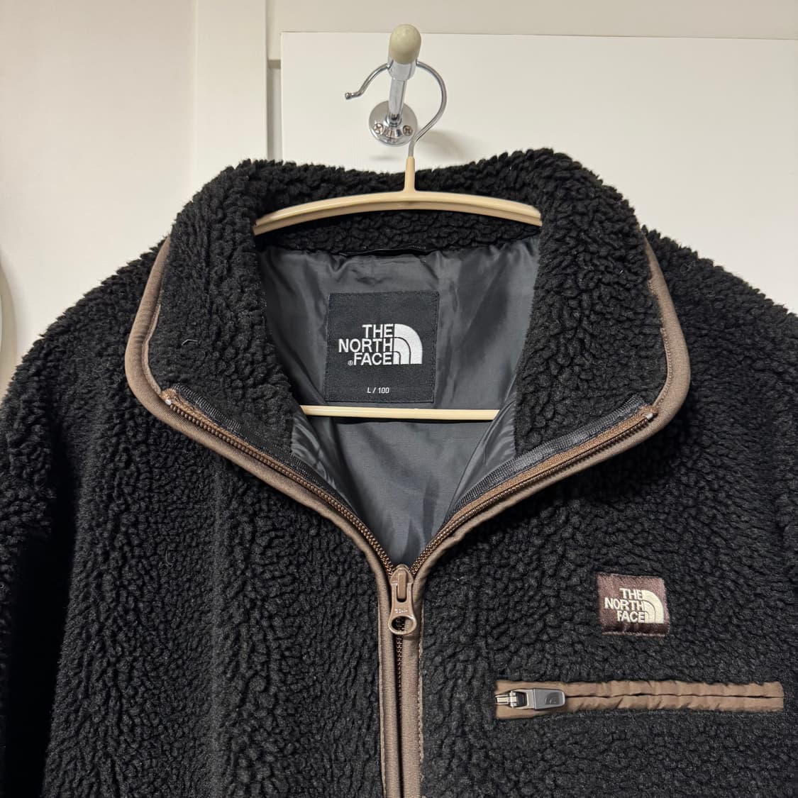 노스페이스 뽀글이 롱 후리스 L 상품이미지3