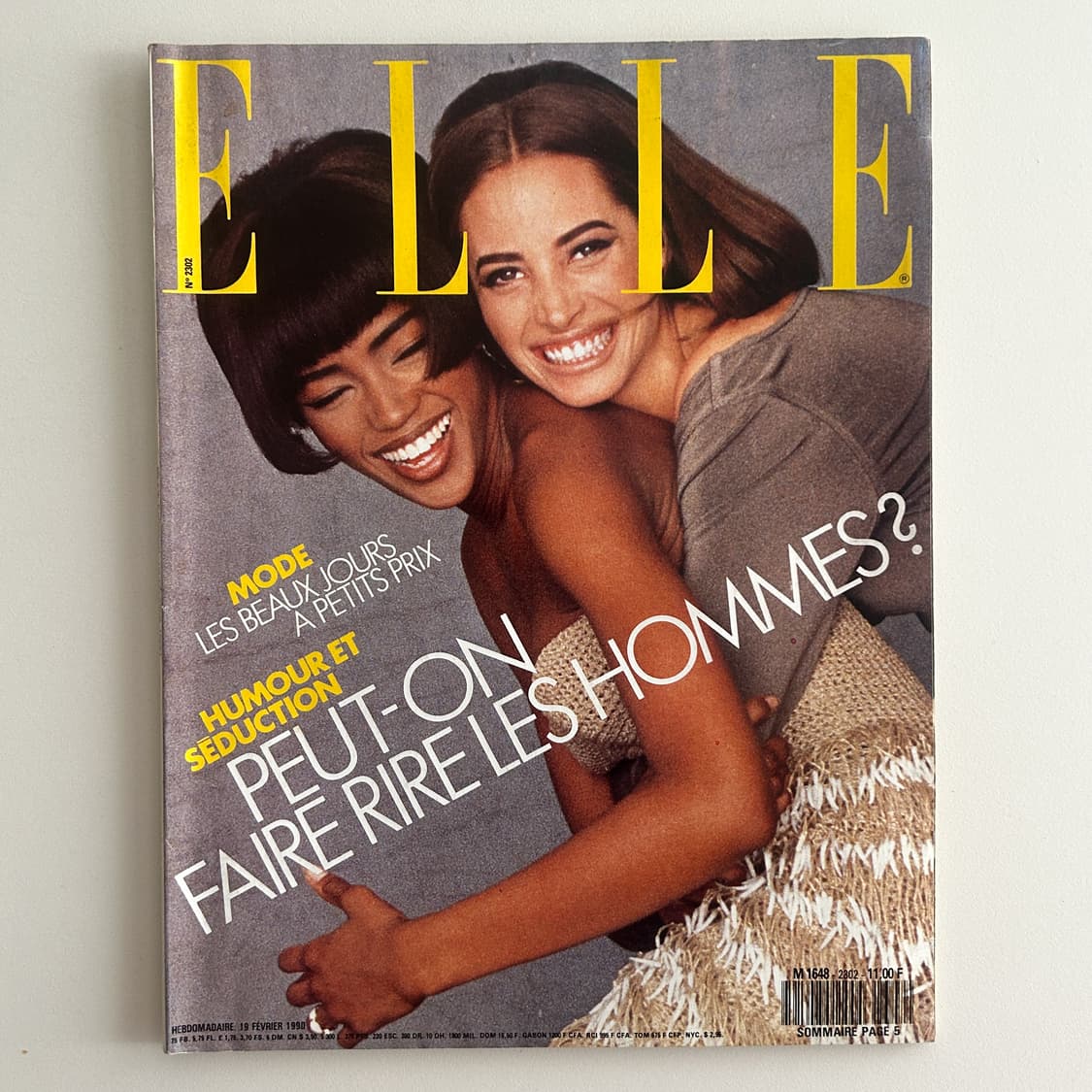 ELLE France Naomi, Christy February 1990 상품이미지1