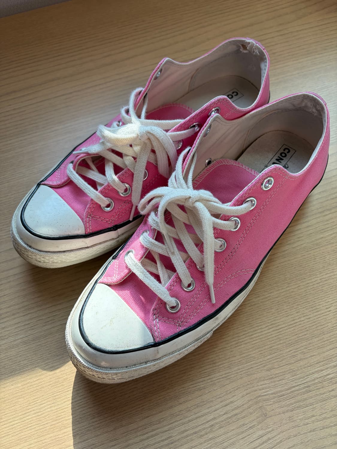 컨버스 척테일러 70 로우 핑크 스니커즈 275 상품이미지2