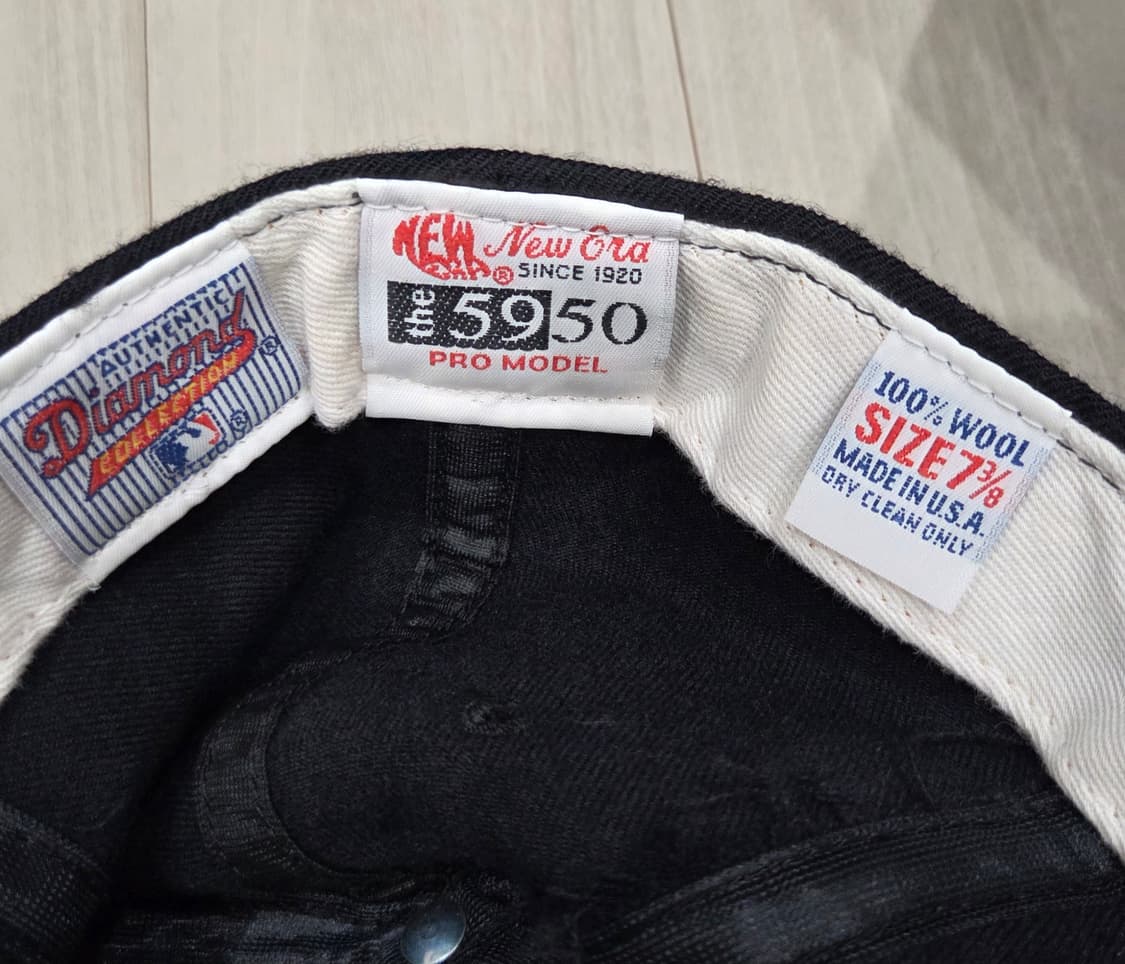 90s 뉴에라 양키스 59fifty 프로모델 모자 상품이미지2