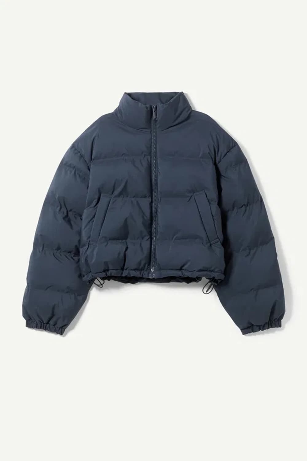 Weekday 위크데이 크롭 푸퍼재킷 네이비 (코디된셔츠증정) 상품이미지1