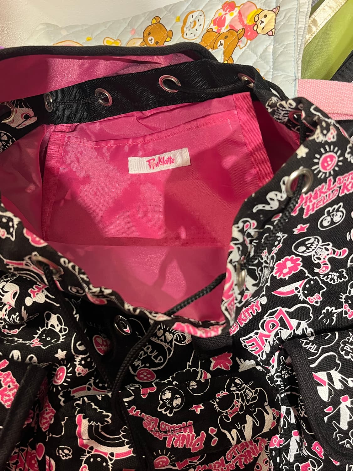 2011 산리오 핑크라떼 콜라보 백팩 🍓 상품이미지3