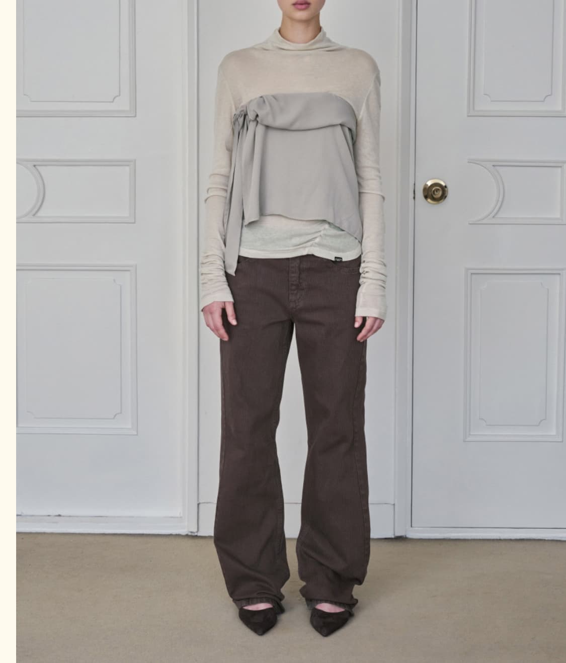 시메트릭퍼센트 스트레이트 스트라이프진스 상품이미지3