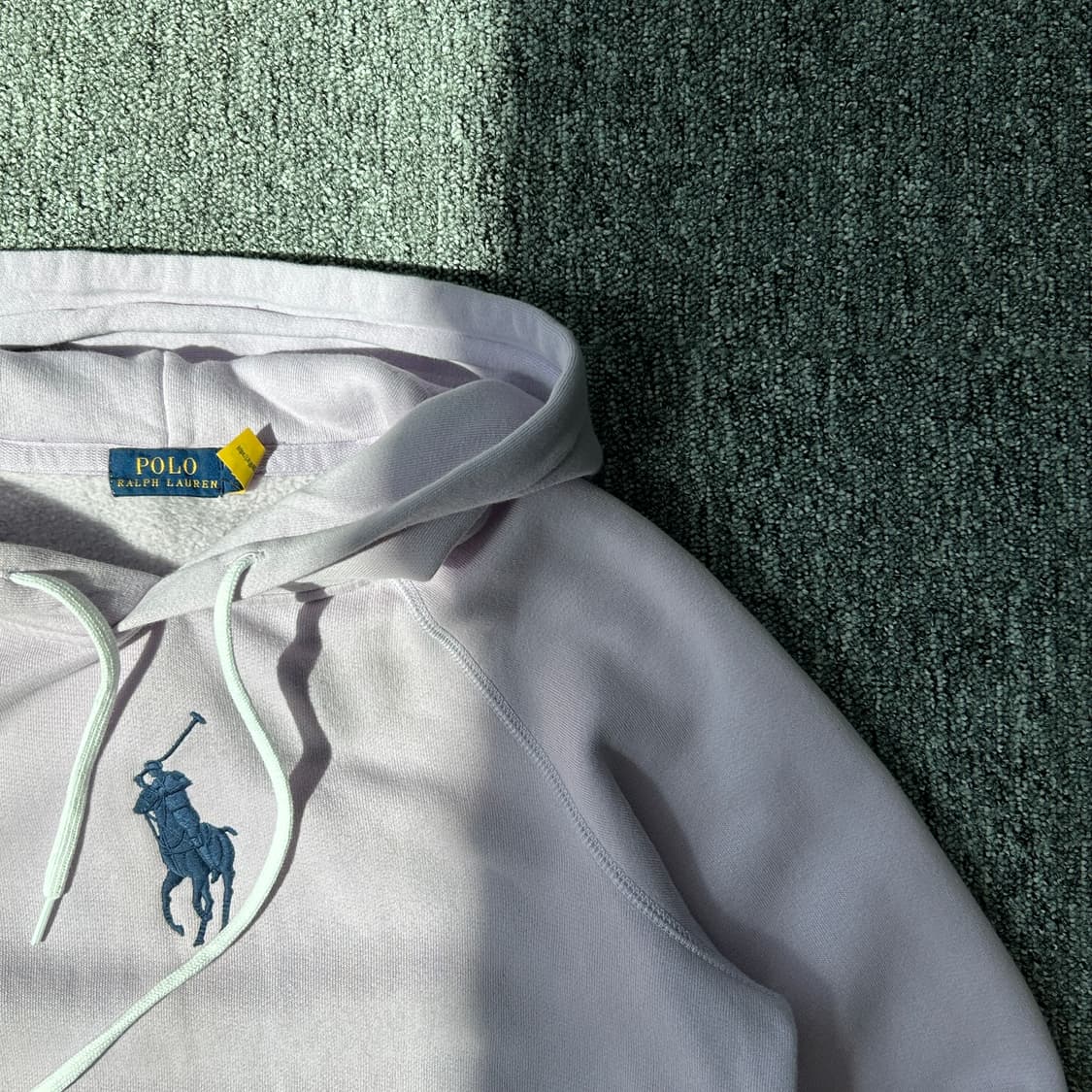 폴로 랄프로렌 빅포니 연보라 후드티 상품이미지2