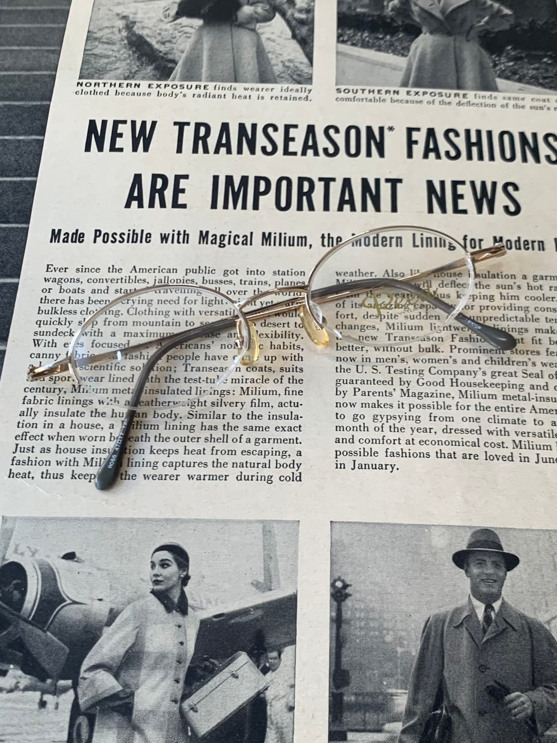 [픽키-603] 골드 라운드 안경 반무테 상품이미지2