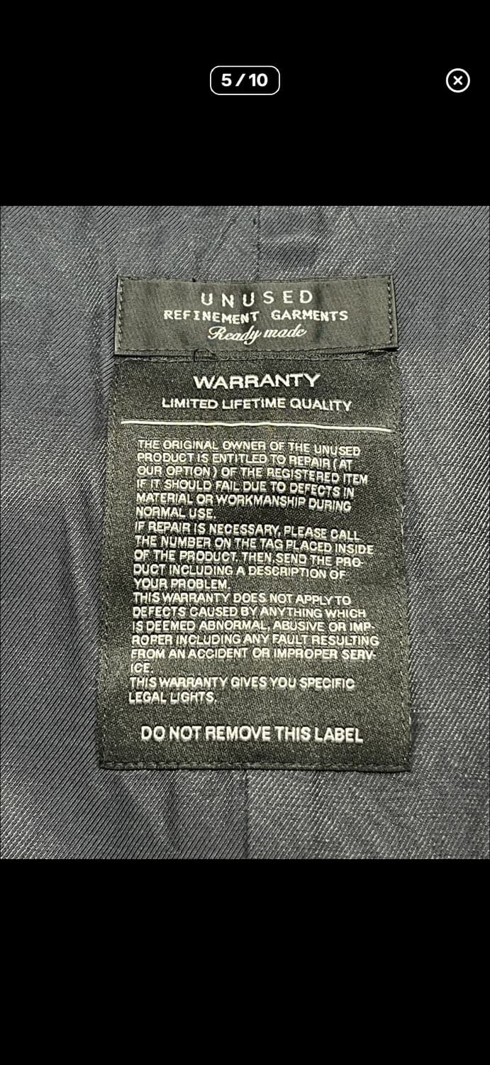 언유즈드 보아 트렌치 자켓 상품이미지4