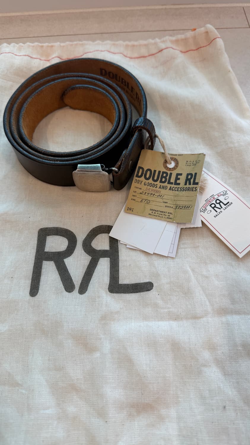 rrl 더블알엘 빈센스 히콕 벨트 36  상품이미지1