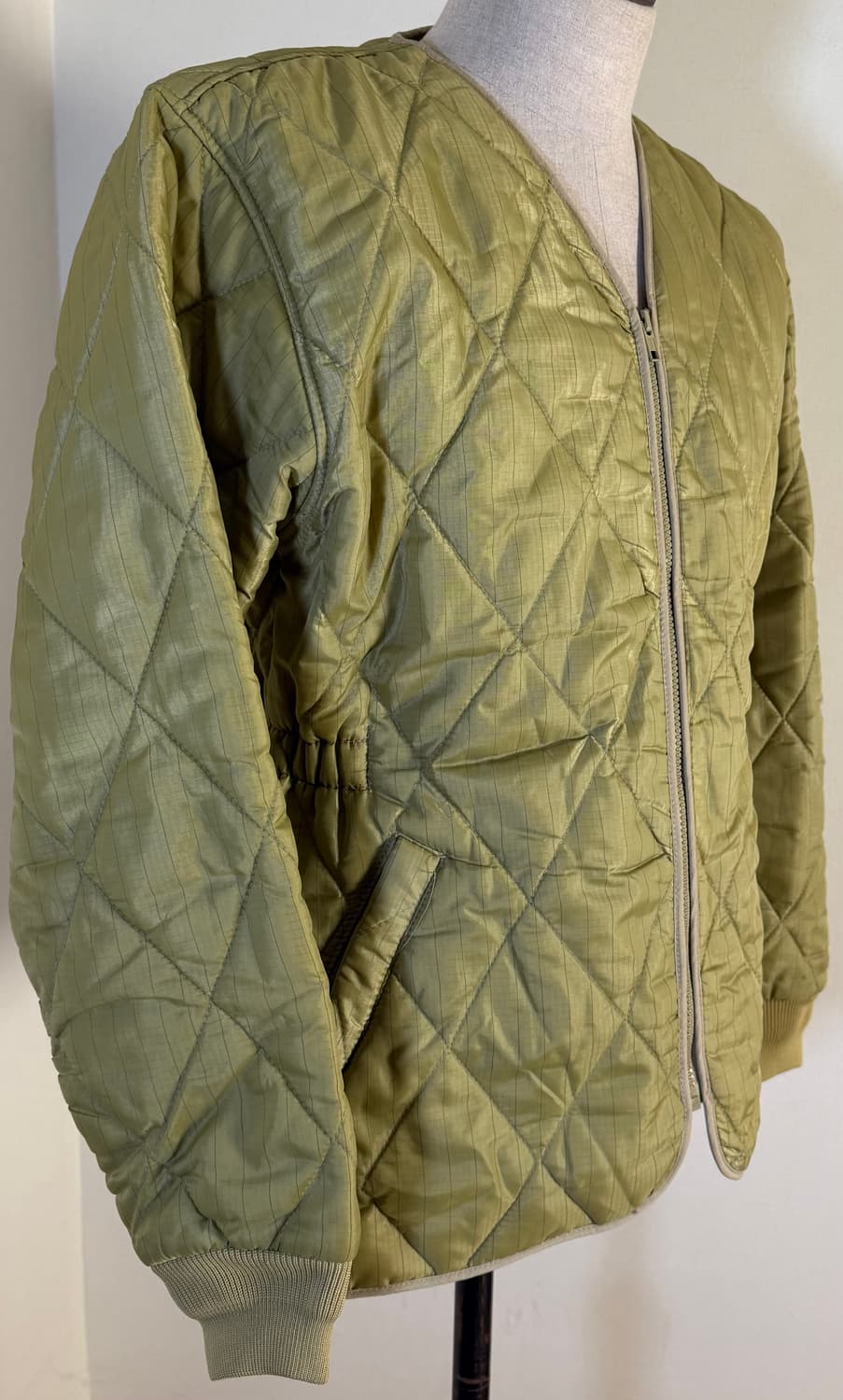 오리지널 한국군 퀼팅 라이너 자켓 / THK 지퍼 / 민트급 상품이미지1