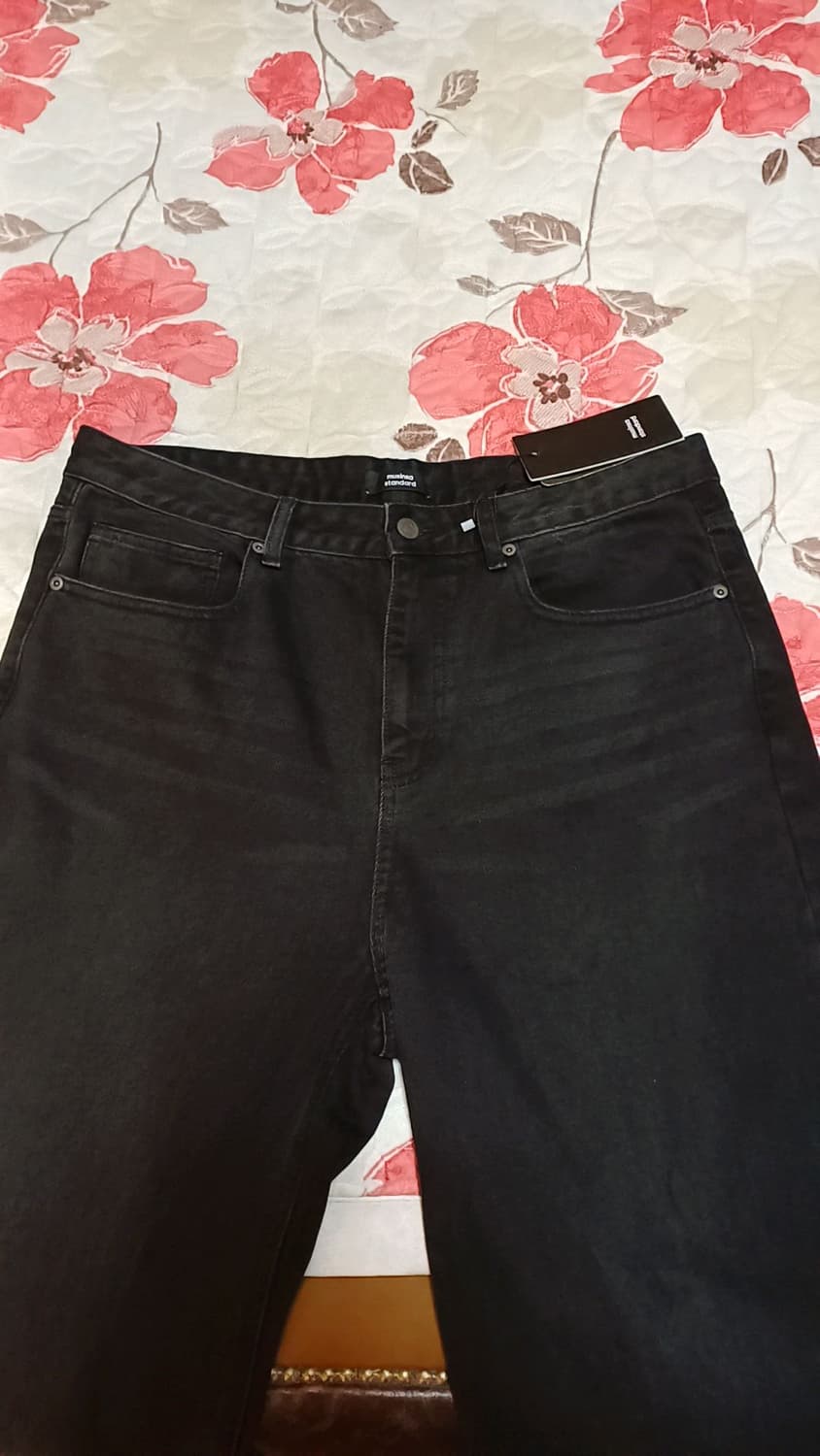 무신사 미사용 와이드데님팬츠 36인치 기장113 상품이미지4