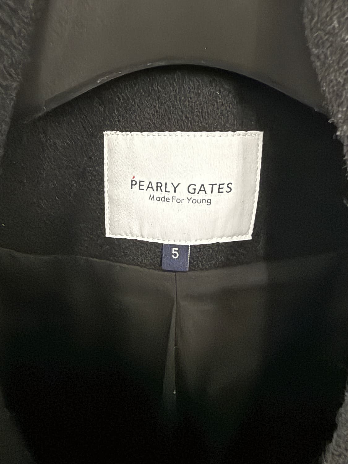 PEARLY GATES 블랙 더플 코트 5 상품이미지4