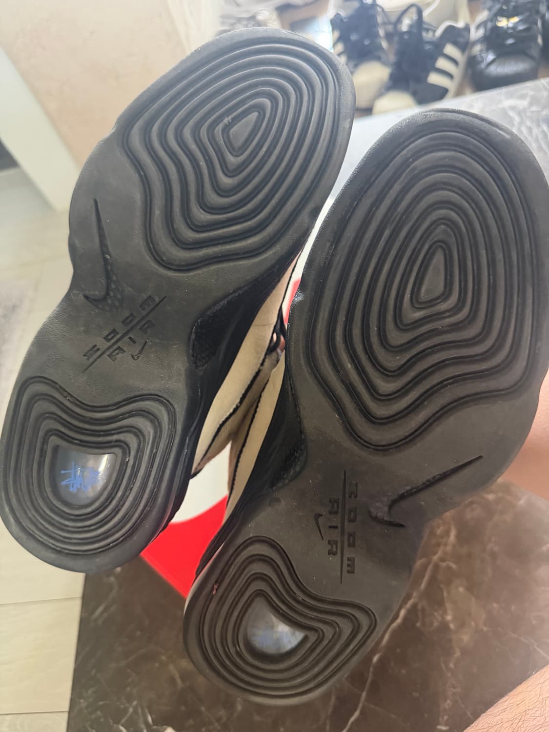 나이키 x 스투시 에어 페니 2 라탄 앤 라임스톤 275 상품이미지5