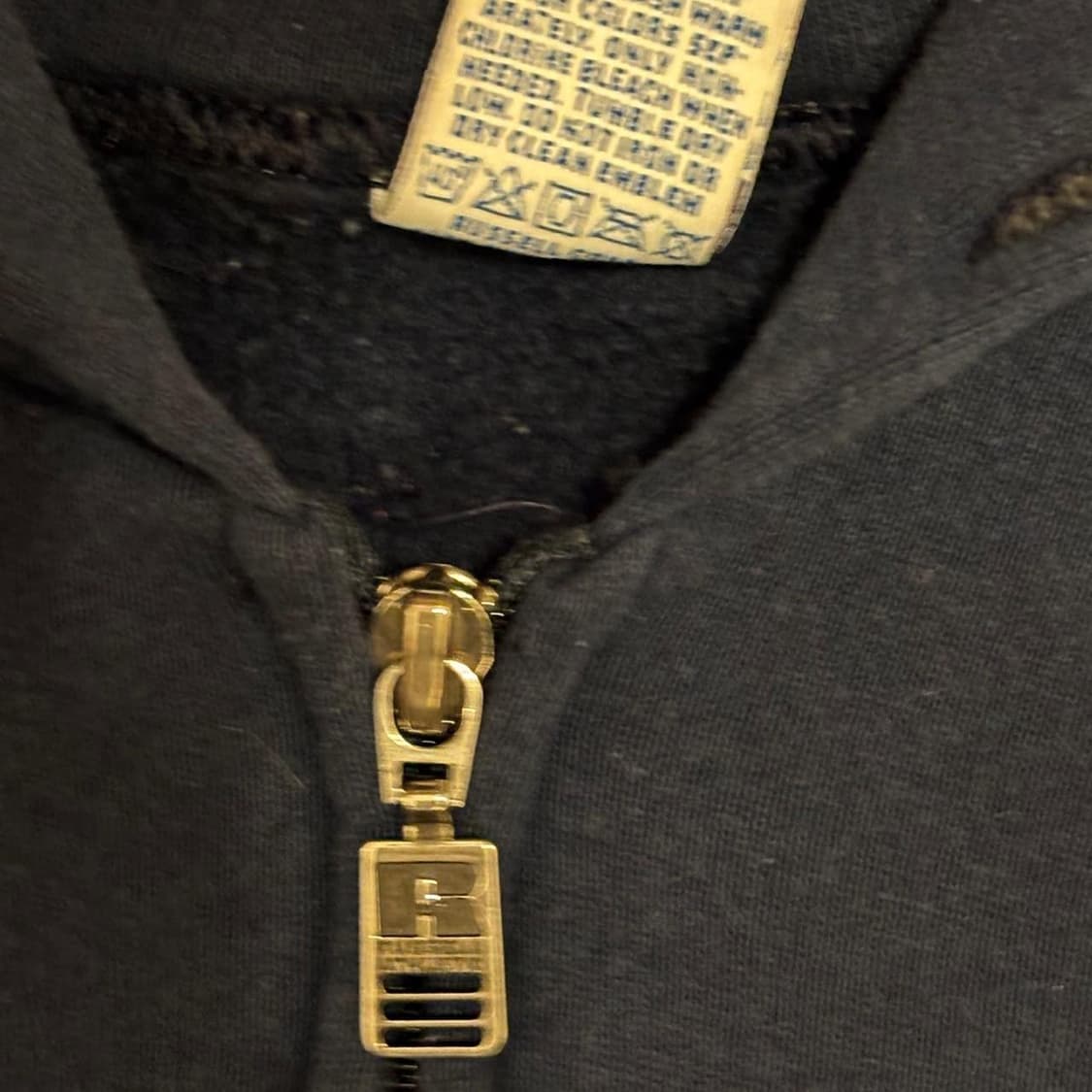 90s 러셀 애슬레틱 후드집업 네이비 상품이미지2