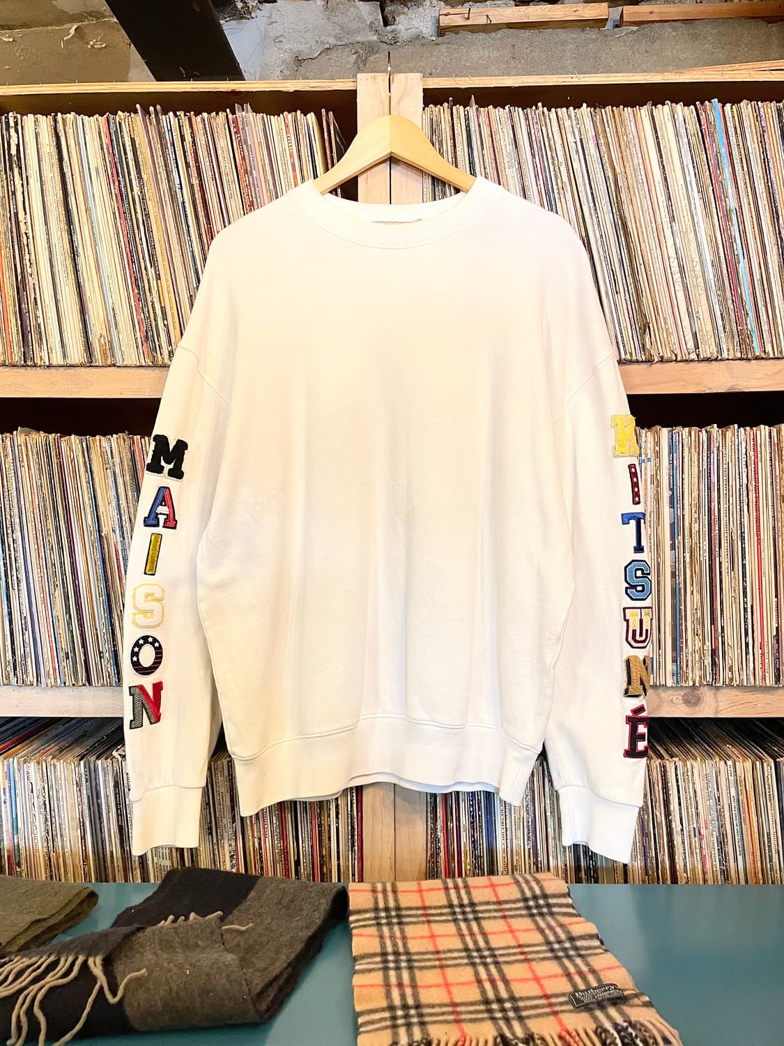 메종 키츠네 사이드 패치 스웻셔츠 상품이미지1