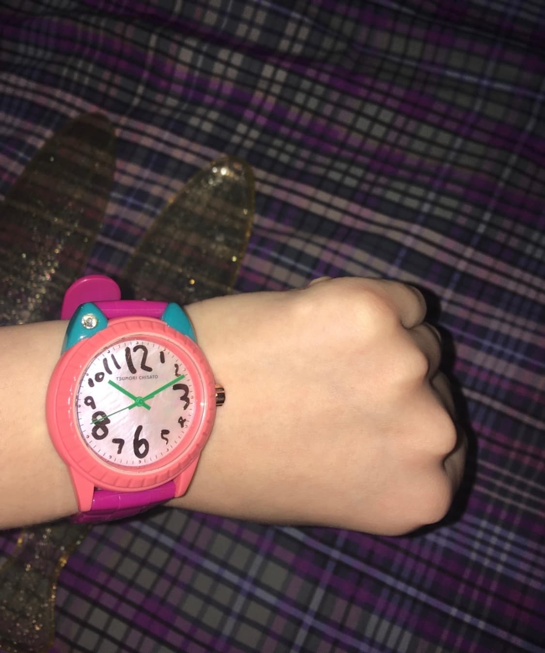 희소 츠모리 치사토 고양이 시계 상품이미지3