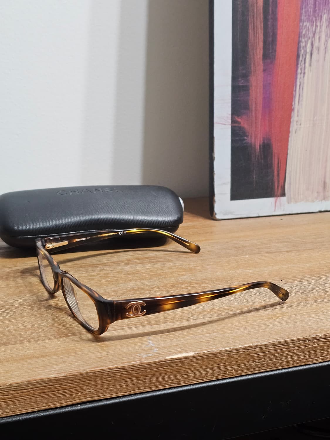 샤넬 빅로고 호피 안경 상품이미지1