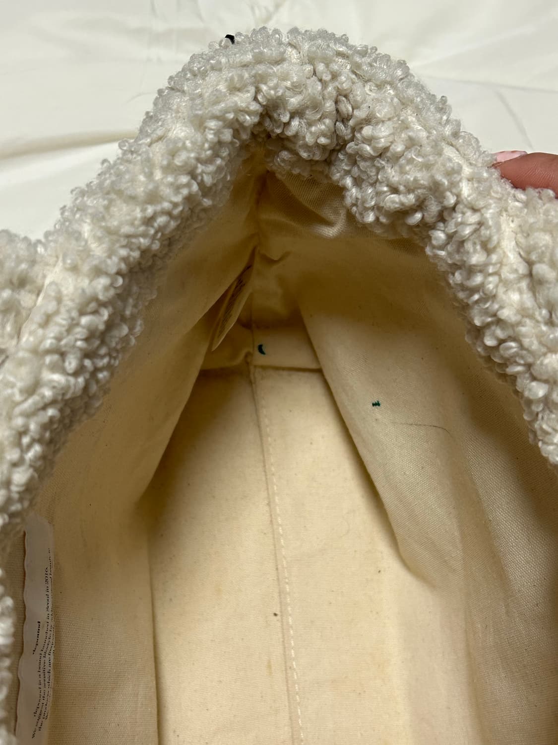 드파운드 푸들백 아이보리 상품이미지3