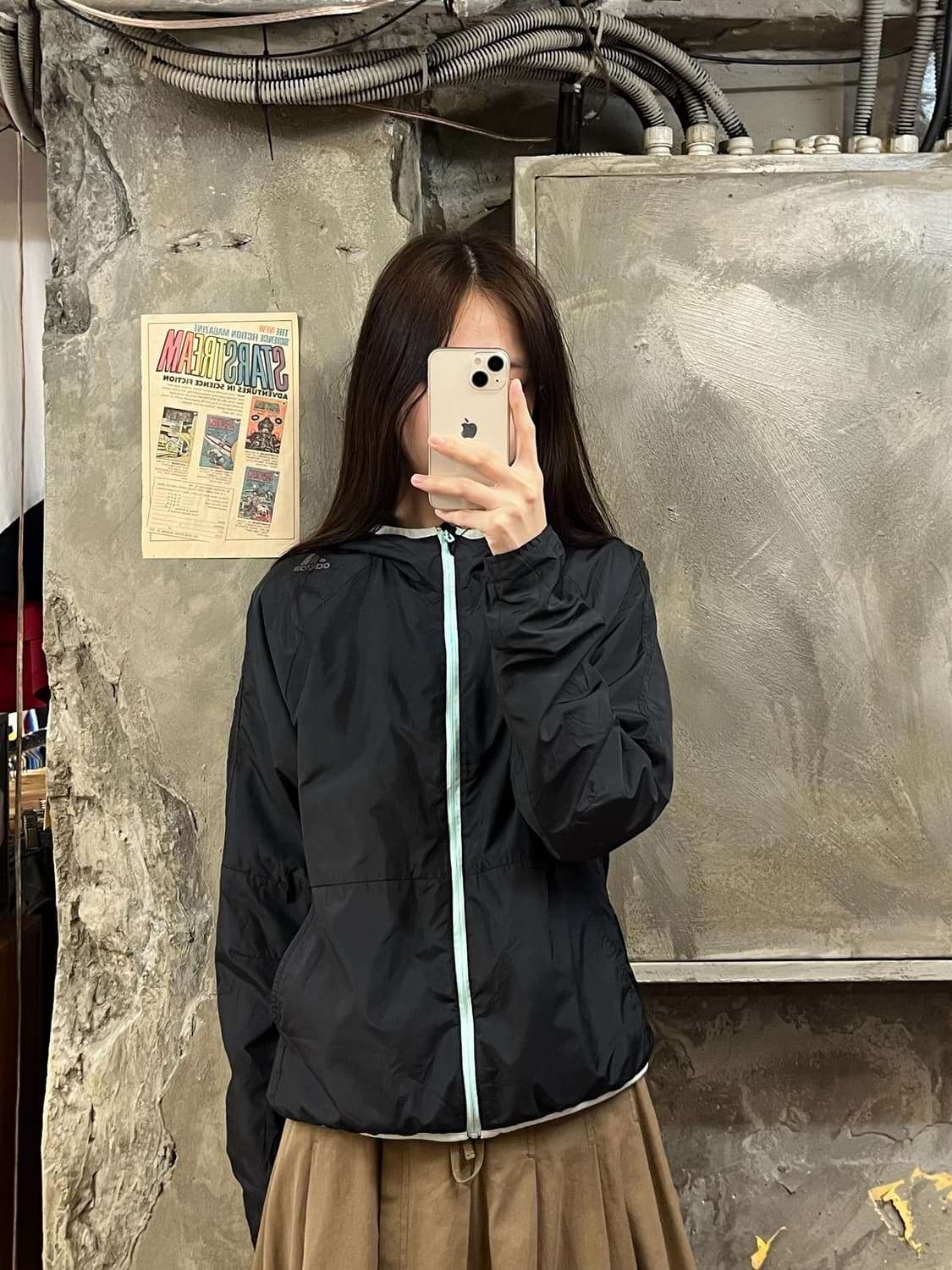 아디다스 바람막이 블랙 #csz574 상품이미지2
