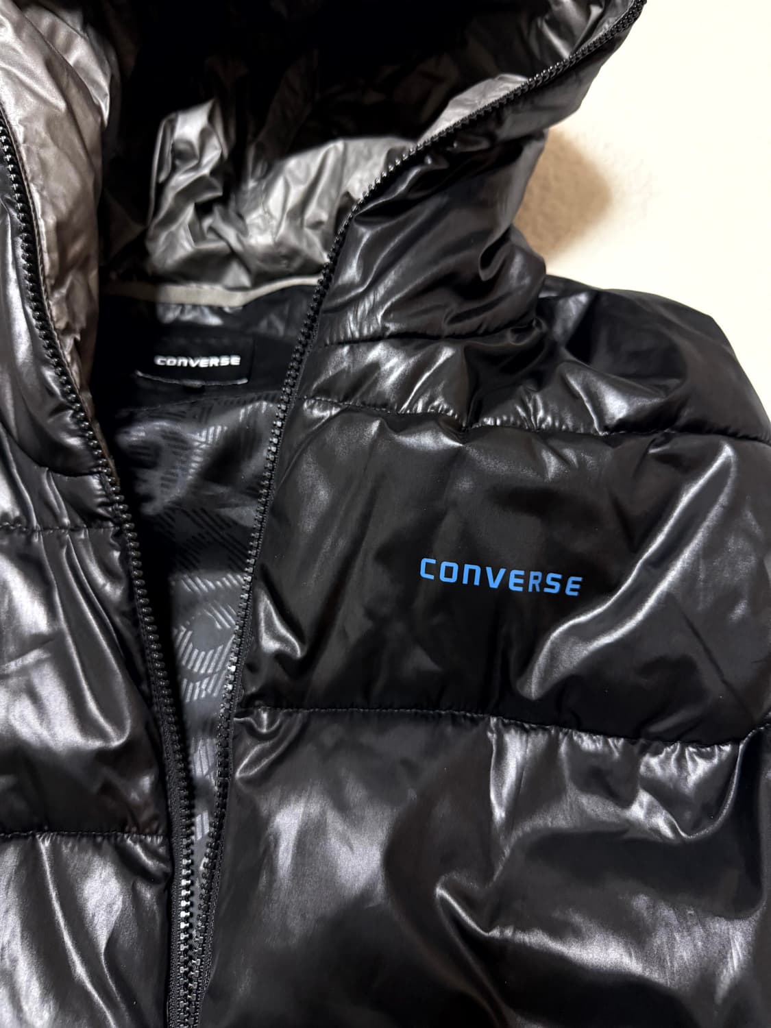 컨버스 유광 패딩 조끼 XL 상품이미지4