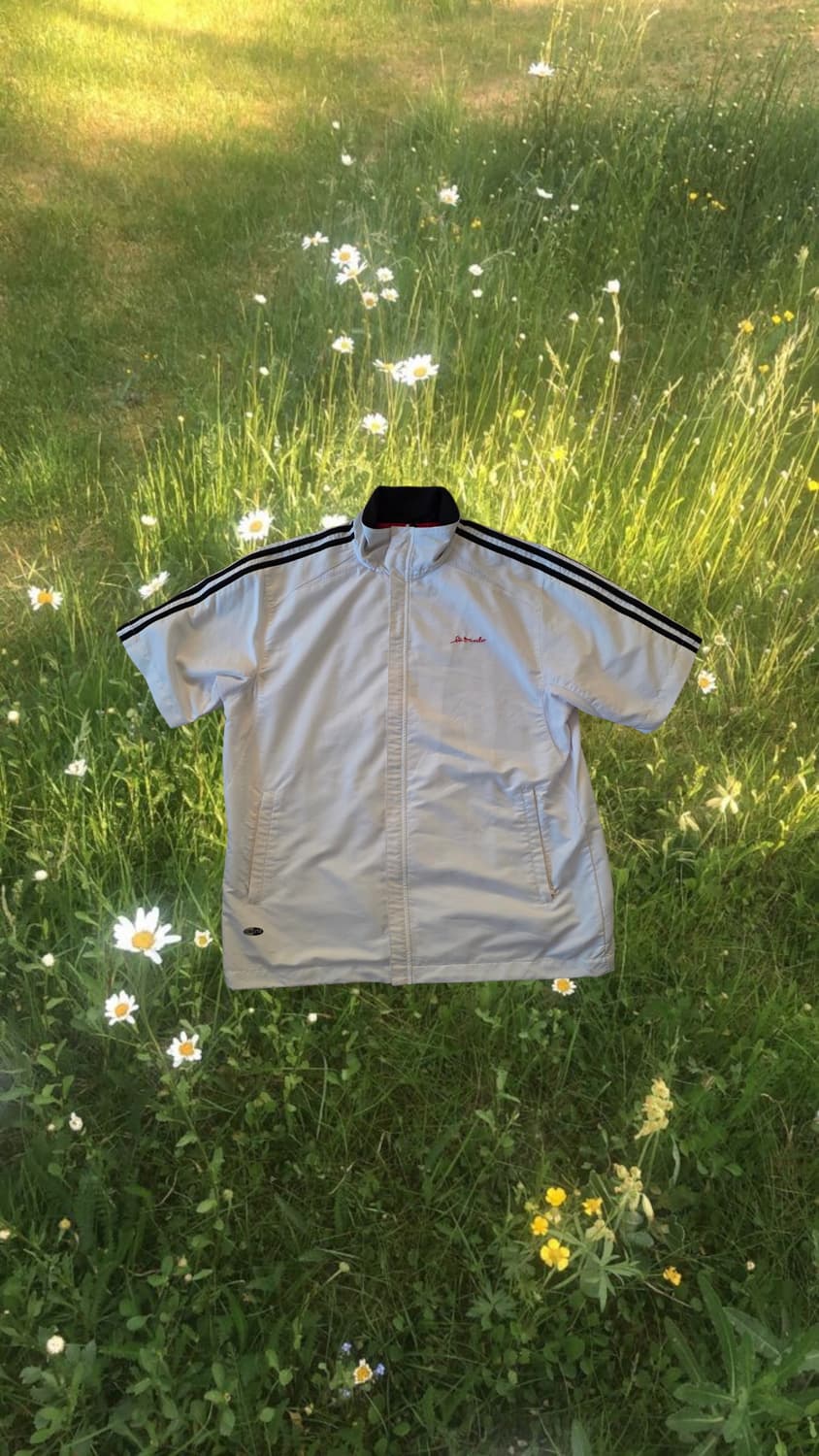 아디다스 화이트 흰검 반팔 바람막이 105 상품이미지1