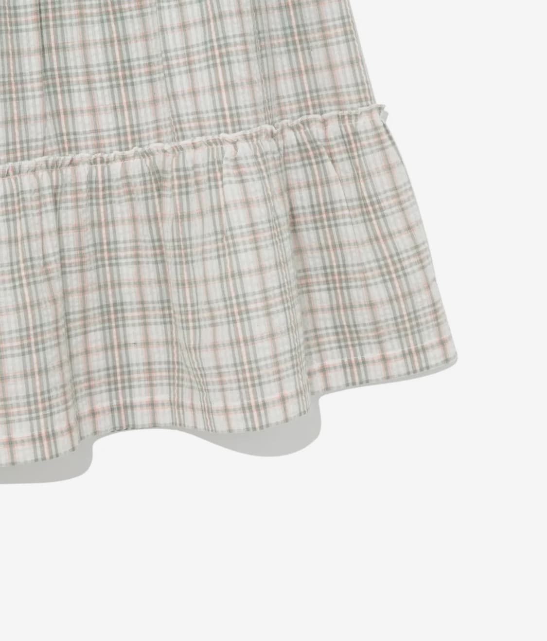 더콜디스트모먼트 피켓 체크 스커트 상품이미지4