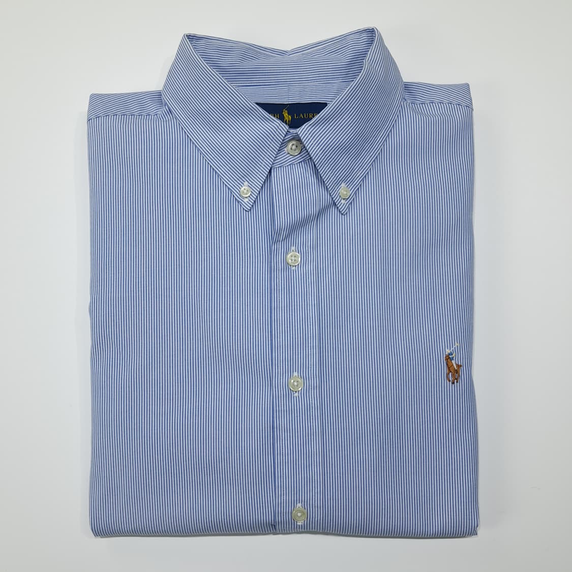 CL257 XL 폴로 코튼 멀티포니 핀스트라이프 블루 셔츠 남방 상품이미지7