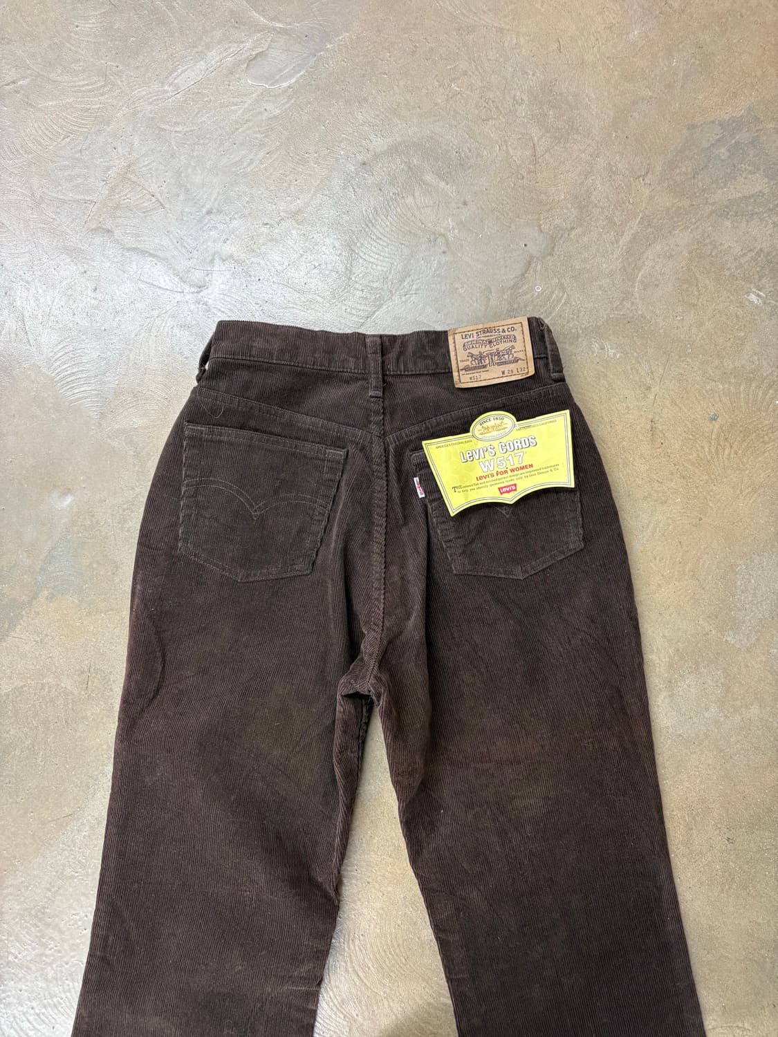 90s Levis 517 코듀로이 데드스탁 상품이미지4