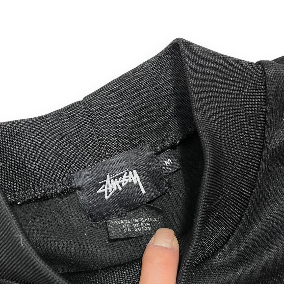 스투시 모크넥 스포티 우먼 다크 트랙 탑 상품이미지4