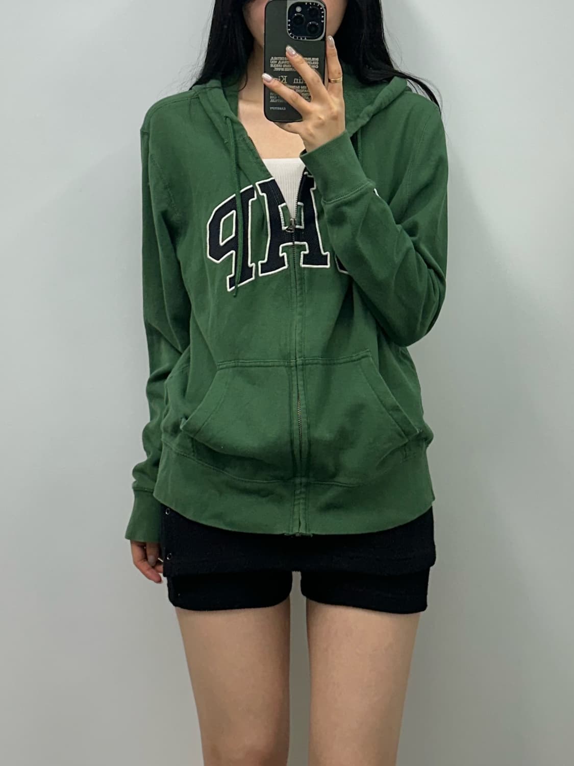 Gap 갭 그린 후드집업 상품이미지1