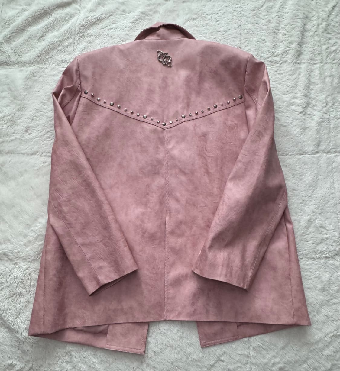 체리퀴리 스터드 레더 자켓 상품이미지4