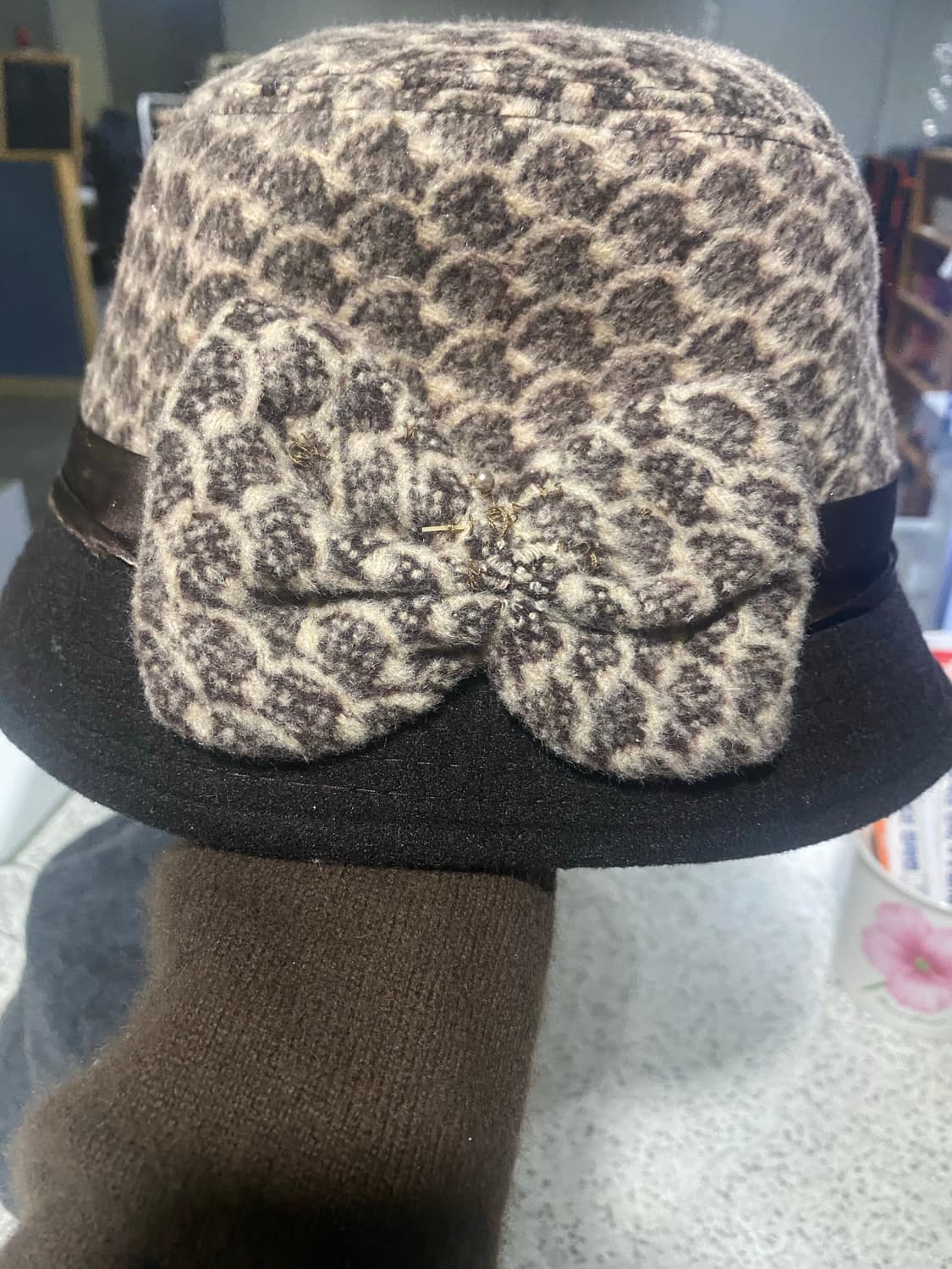 니트 모 모자 세트 상품이미지2