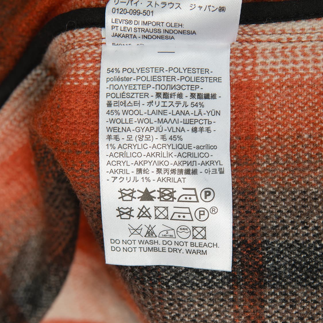 [110~120] 리바이스 21FW 옴브레체크 쵸어코트  상품이미지7