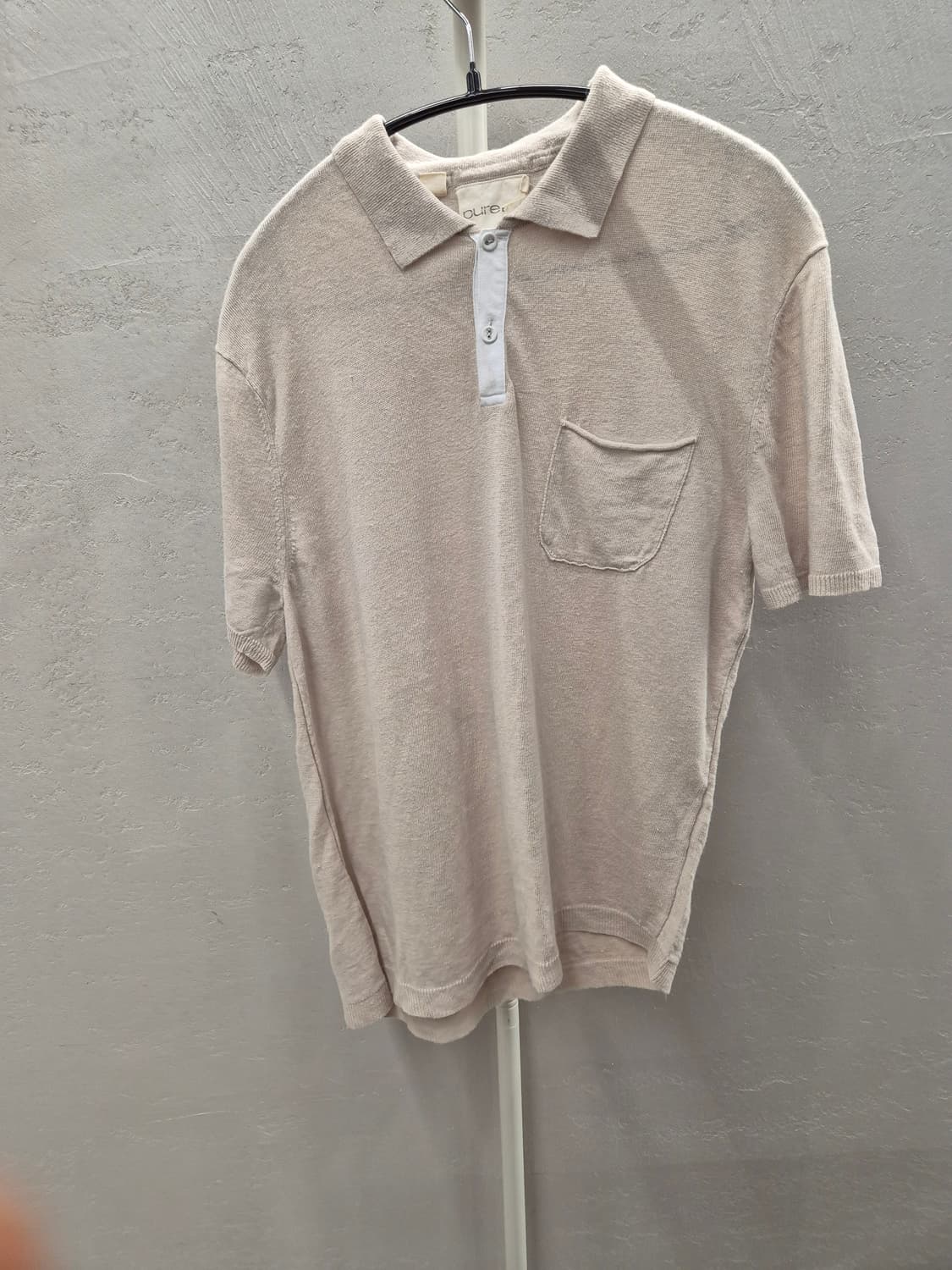pure DKNY 베이지 니트 카라티 M 상품이미지2