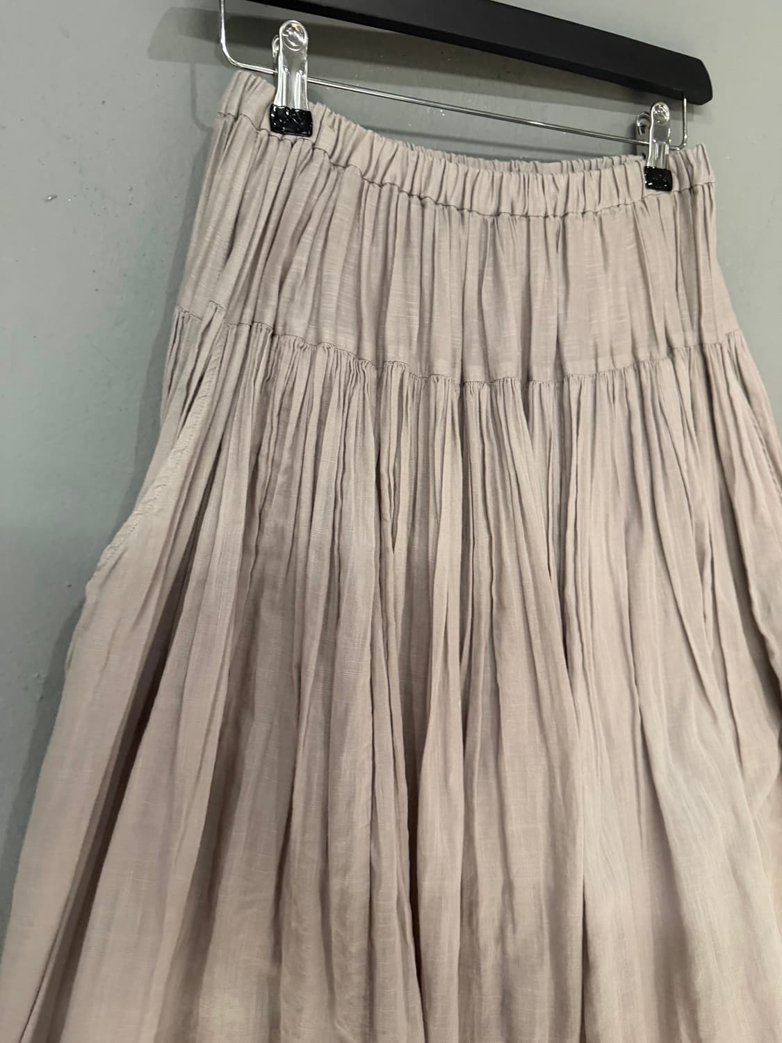 mute beige pleats detail skirt 상품이미지7
