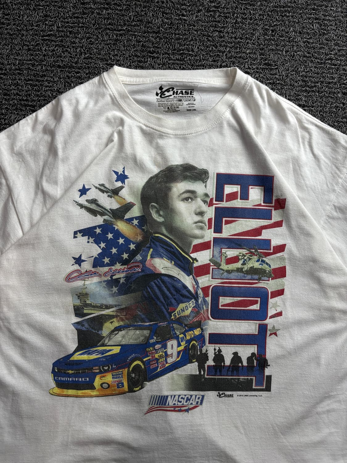 USA 나스카 체이스 엘리엇 레이싱 빈티지 티셔츠 3439 상품이미지1