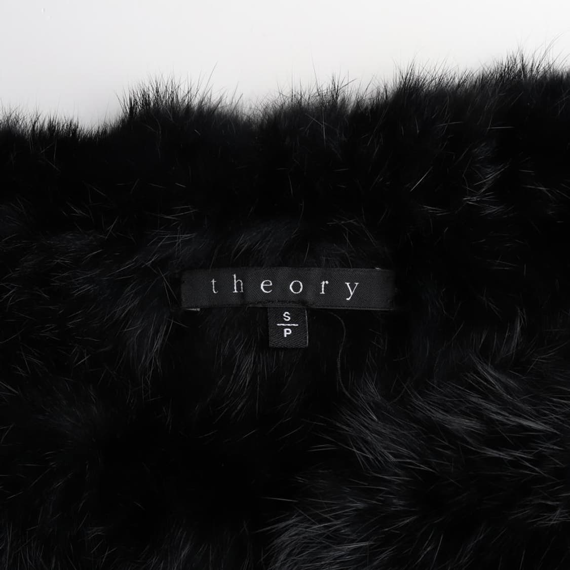 [S]띠어리 토끼털100% 블랙 라운드 모피코트 퍼자켓
 상품이미지6