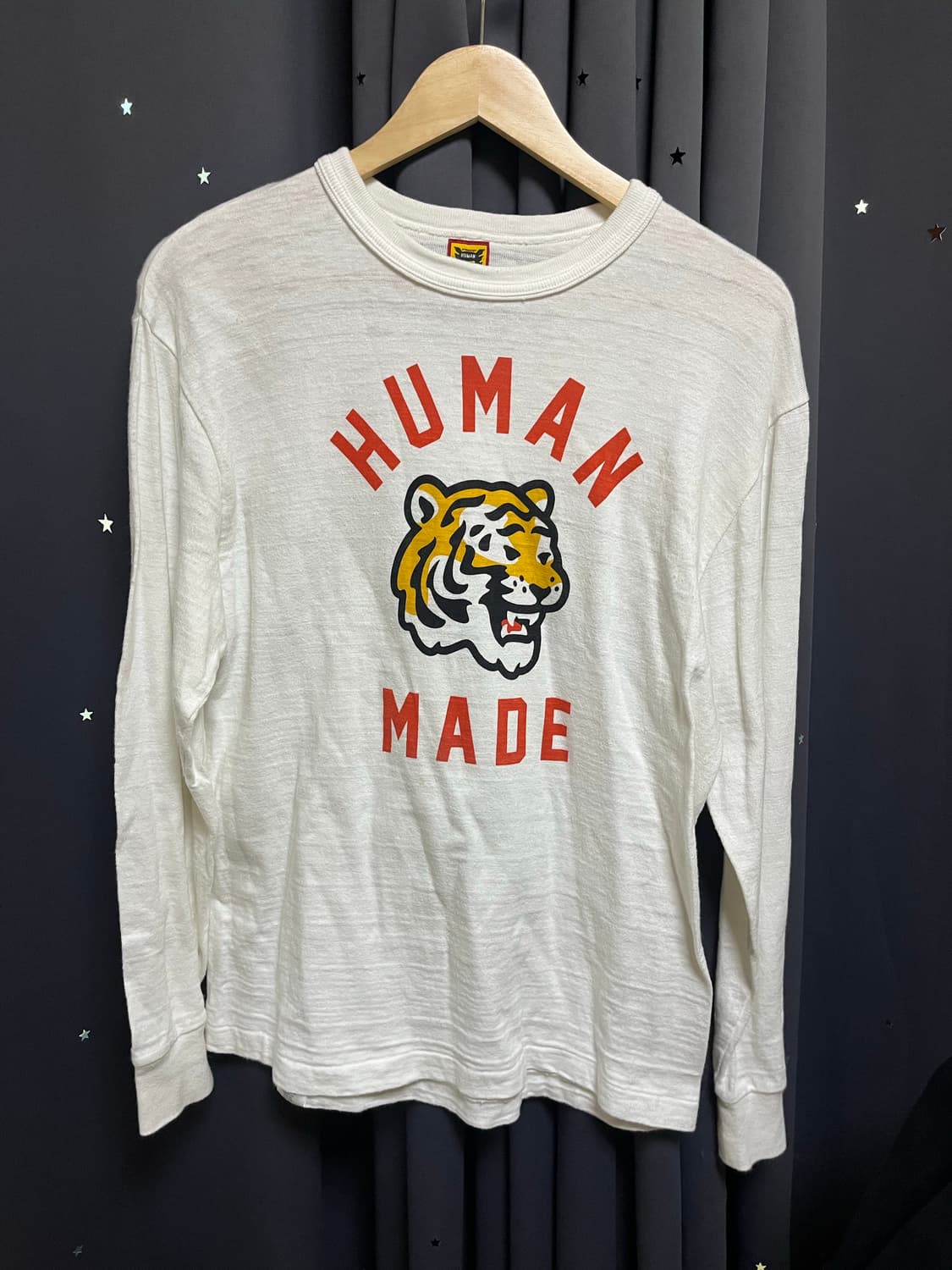 휴먼메이드 그래픽 롱슬리브 티셔츠 화이트 상품이미지1