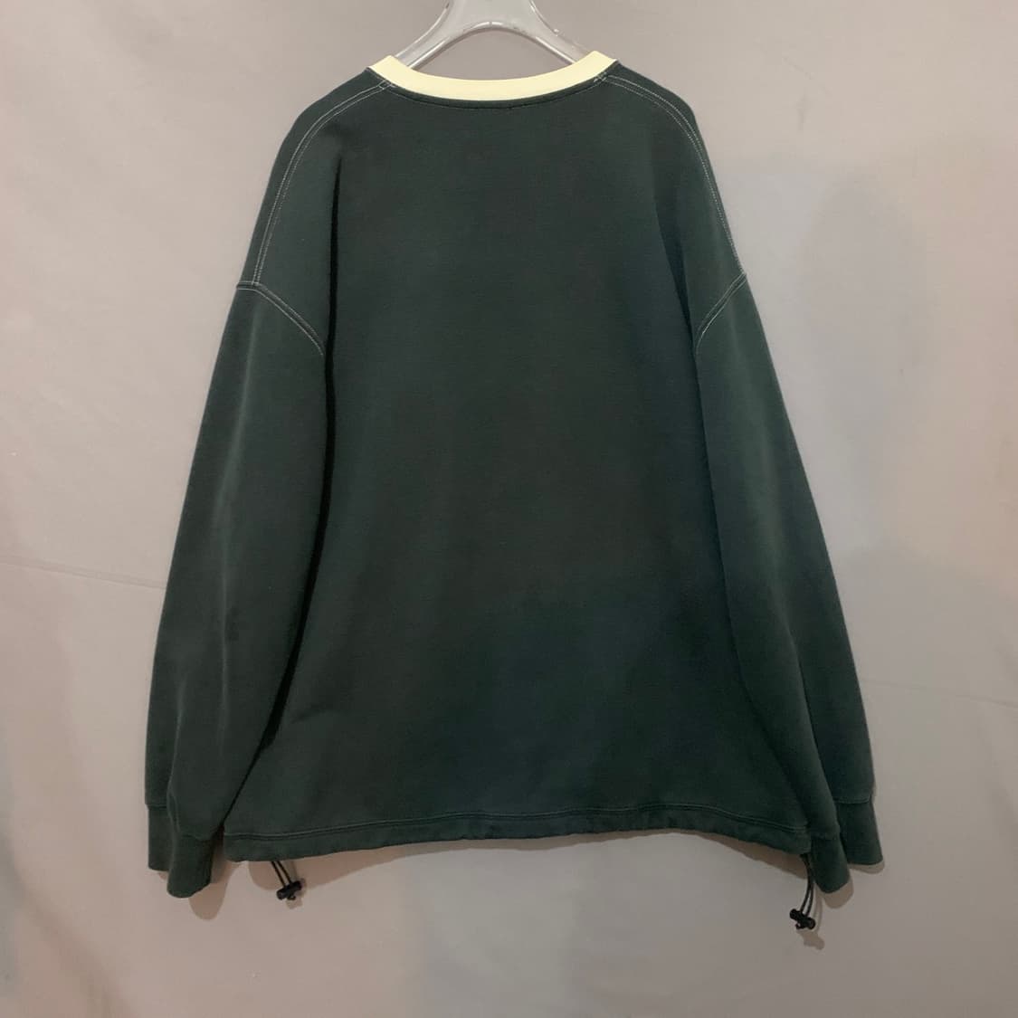 XL LEE 리 스몰 트위치 자수 캥거루 오버핏 포켓 맨투맨 상품이미지2