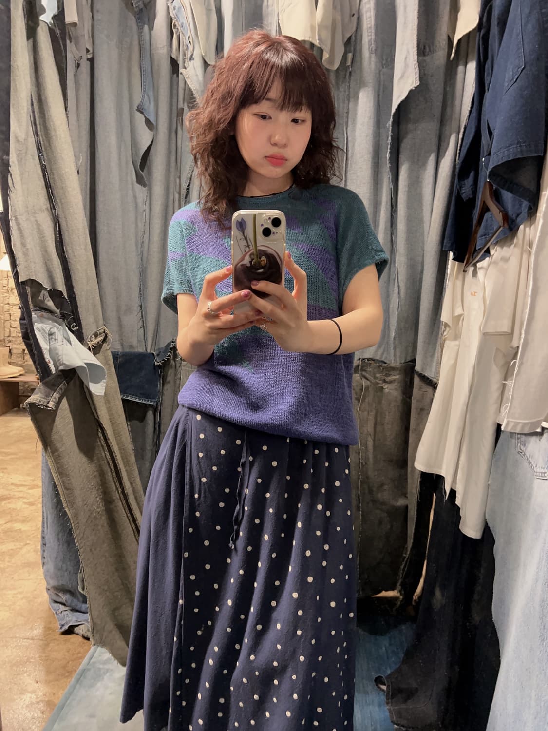 44-66 ) ISSEY MIYAKE Pattern Linen Knit 상품이미지3