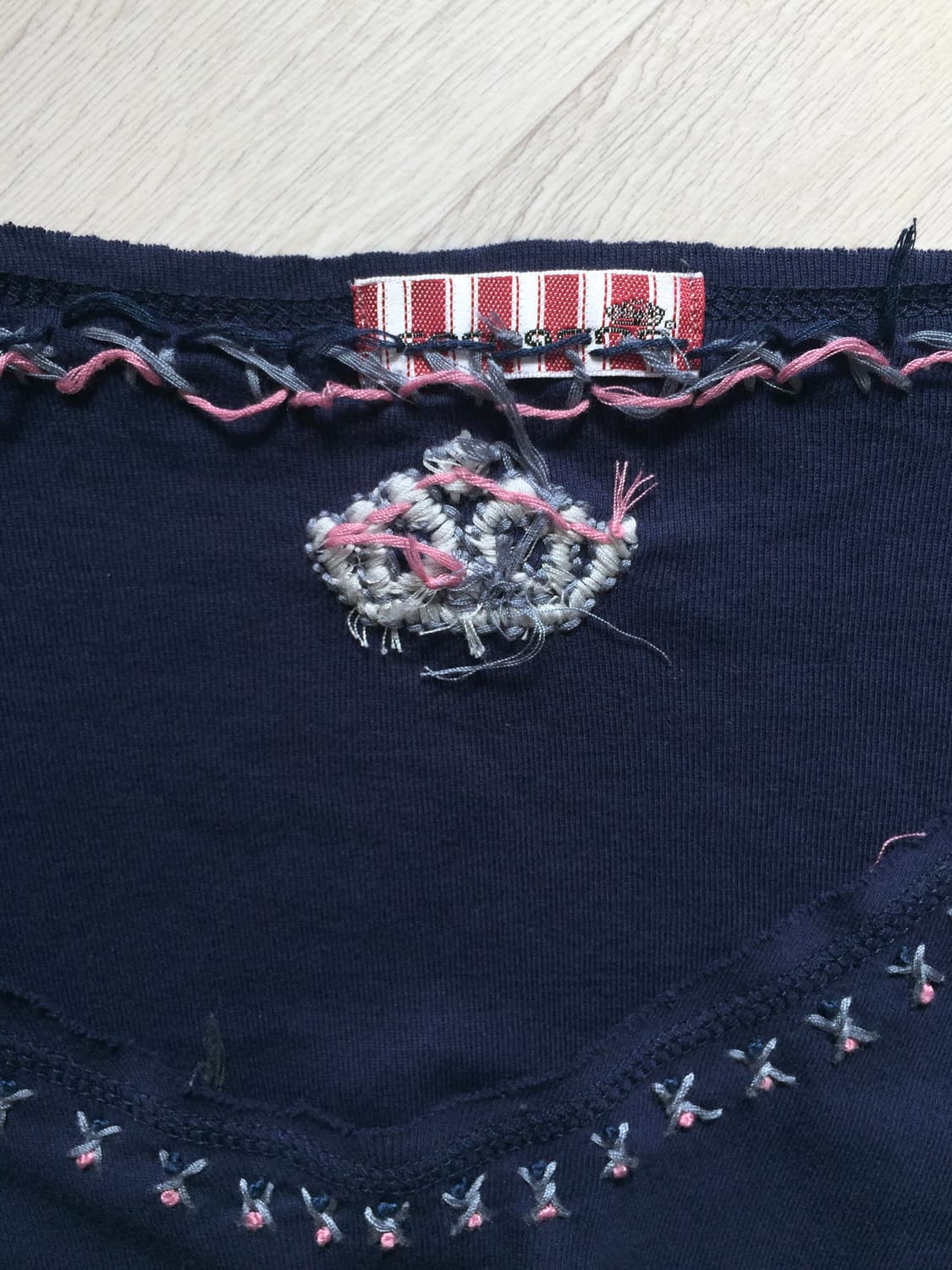 Fornarina Hand Stitch Lettering Top 상품이미지7