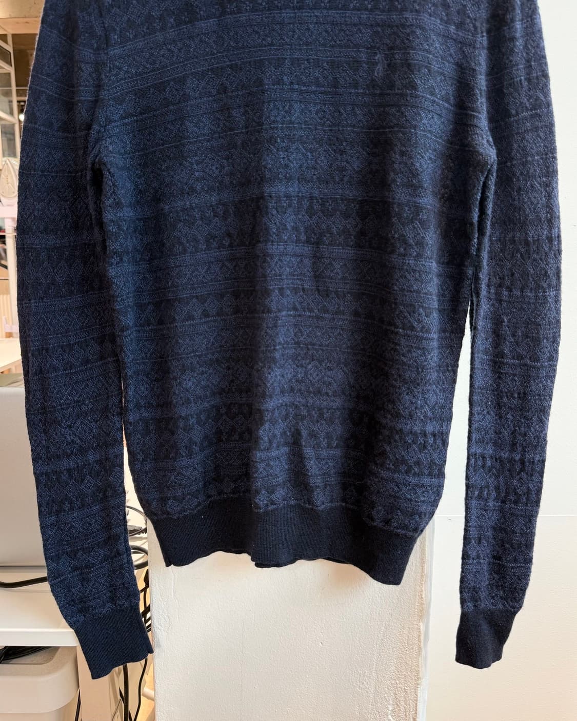 폴로 랄프로렌 네이비 노르딕 라운드넥 니트  상품이미지6