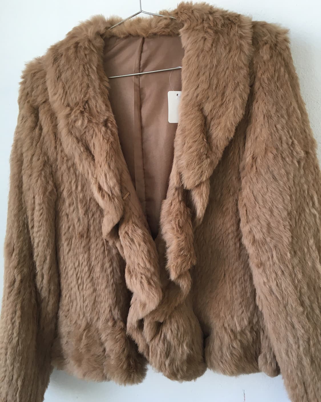 Rabbit fur ruffle point jacket 상품이미지4