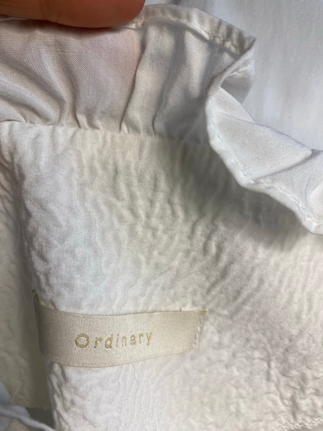 Ordinary 화이트 프릴 블라우스 상품이미지6