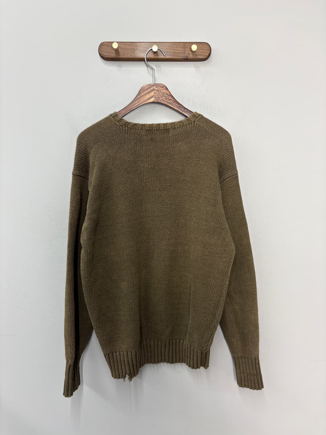 폴로랄프로렌 버건디포니 라운드넥 베이직 니트 A3689 상품이미지4